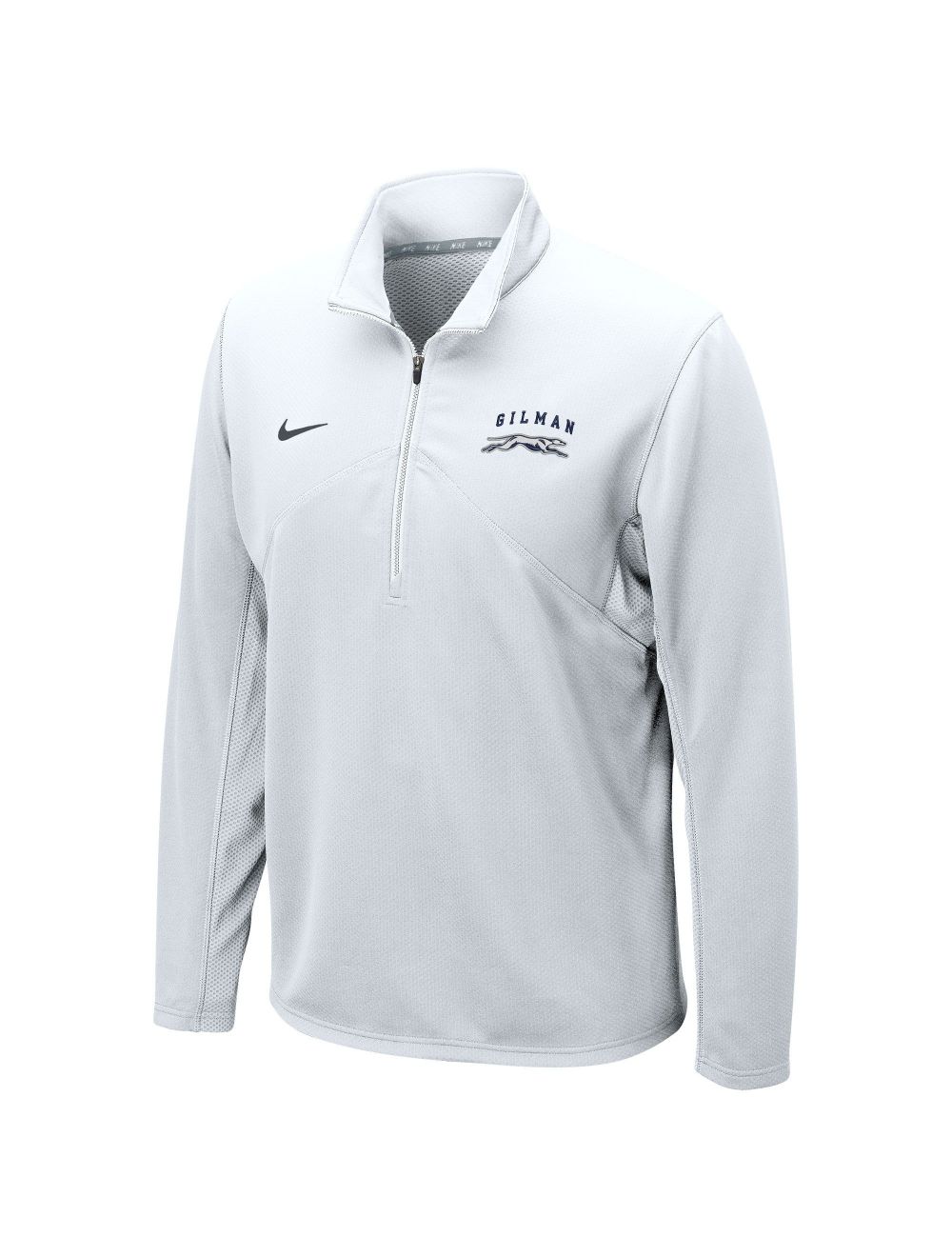 JACKET 1/4 ZIP WHITE NIKE