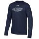 T SHIRT YTH UA L/S NAVY /GREY