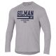 T SHIRT L/S UA LACROSSE GREY