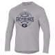 T SHIRT BASEBALL GREY UA L/S