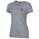 T-SHIRT LADIES SS V-NECK GREY