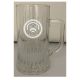 TANKARD ETCHED GLASS 171/2 OZ