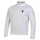 1/4 ZIP MENS WHITE UA FLEECE