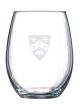 Wine glass with shield in satin frost 15 oz
